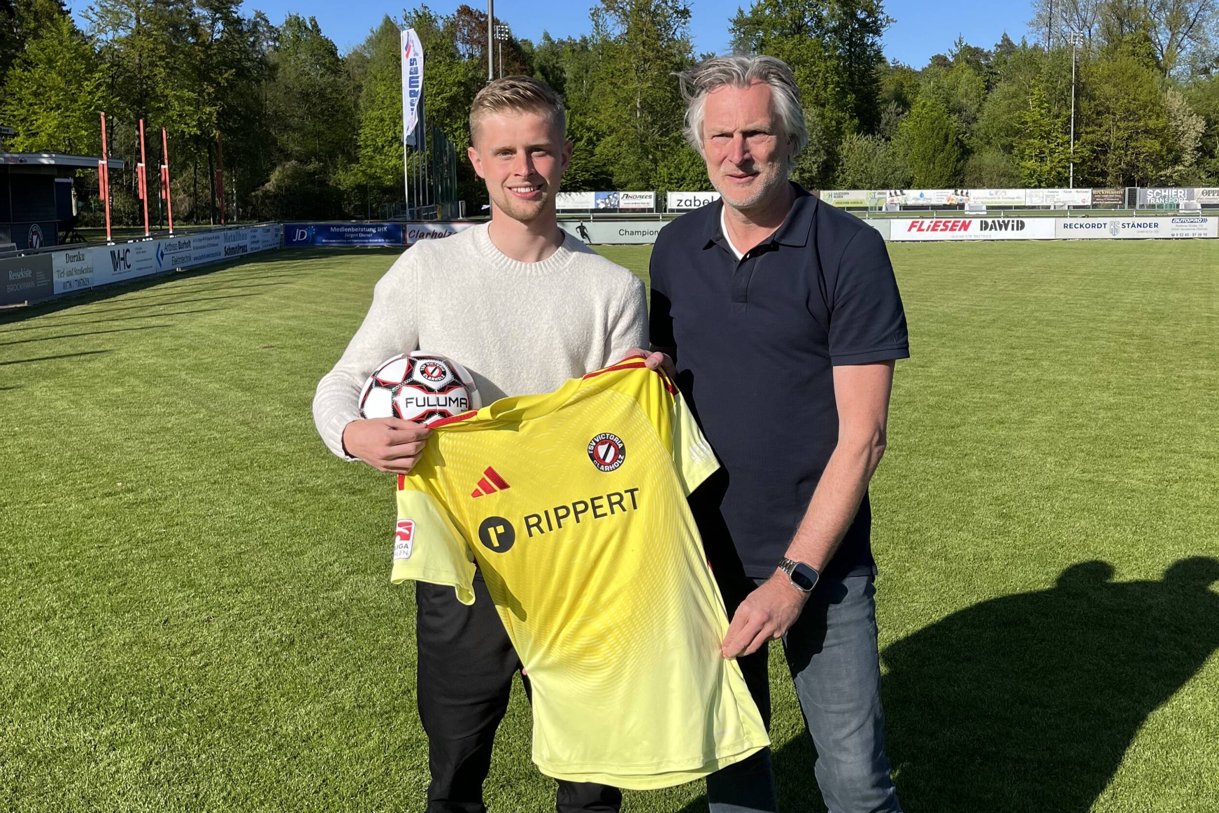 Fußball<br>Torwart Marlon Zacharias nach Clarholz
