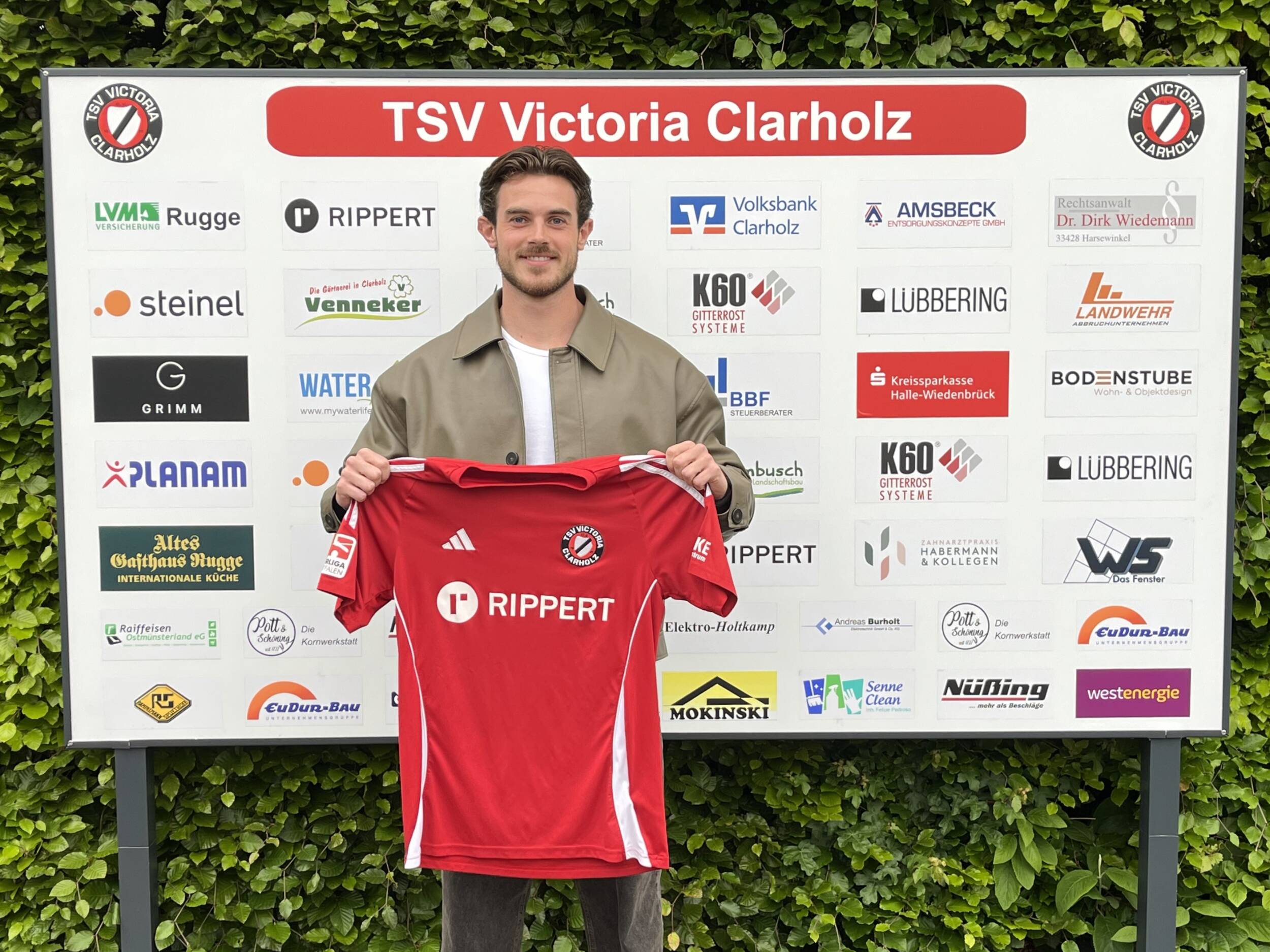 Fußball<br>Moritz Lamkemeyer in den Holzhof